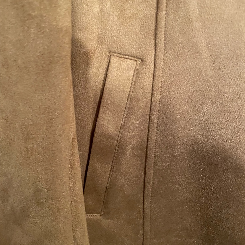 XL Women’s Kenneth Cole Faux Suede Snap Button Jacket